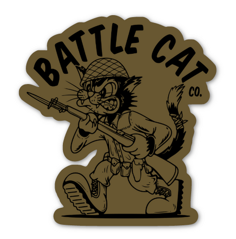 Battle Cat 1944 Sticker