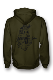 Night time Fred Hoodie - OD Green