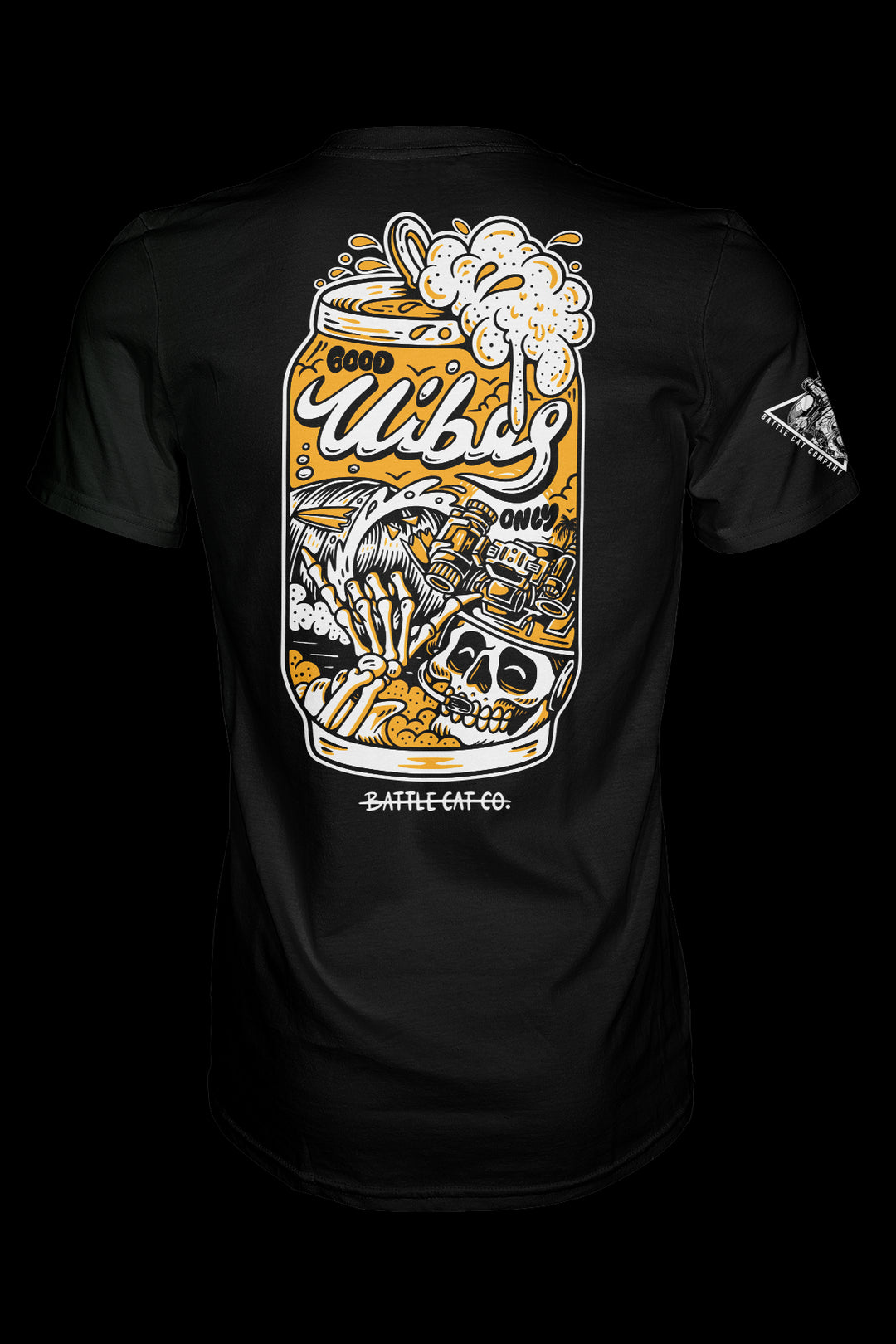 OHPxGOODD Cat Beat Fleece Fweatshirt (3 色) Good Vibes 2025 - Black – Battle Cat Co.