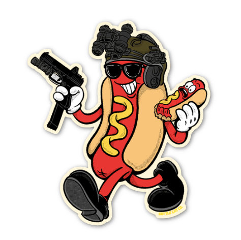 The Hot Dog - Sticker