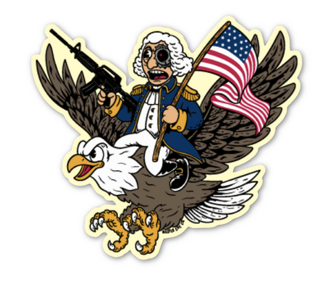 Free Limited Edition Cyborg George Sticker! - w/ orders $35+ only. (Limited to 1 per qualifying order)