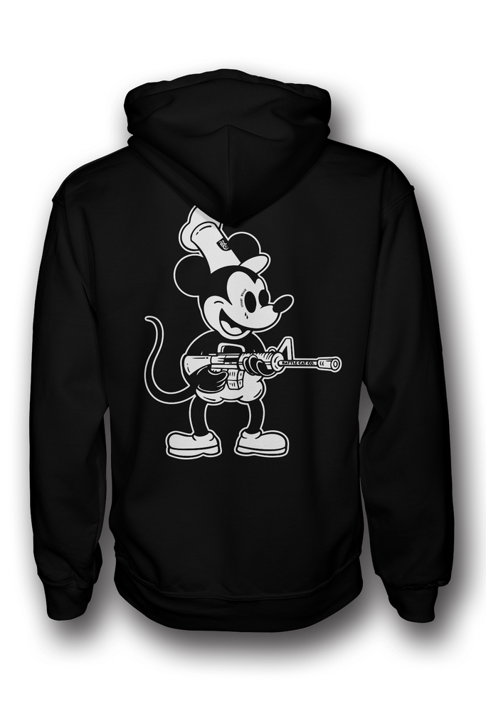 Steamy Willie HOODIE - Black – Battle Cat Co.