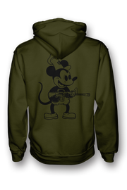 Steamy Willie HOODIE - OD GREEN