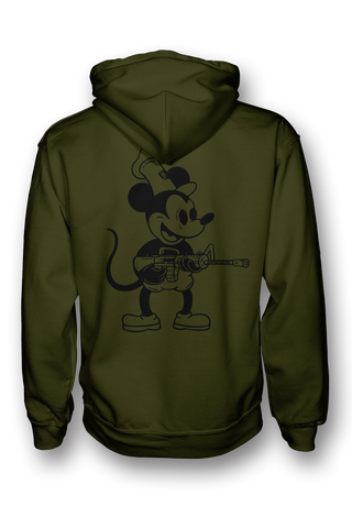 Steamy Willie HOODIE - OD GREEN