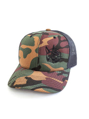 Classic Battle Cat Hat - God's Plaid (Woodland Camo)