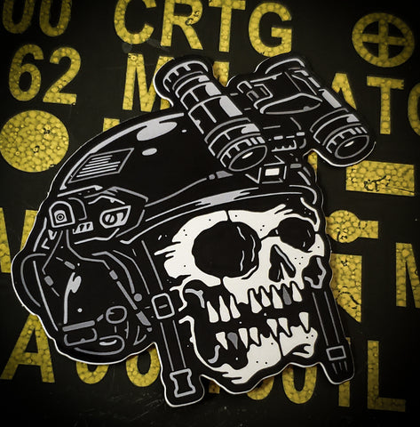 Creeper Skull - Sticker