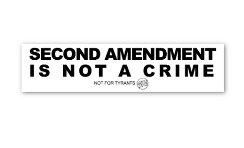 Second Amendment Is Not a Crime - Sticker