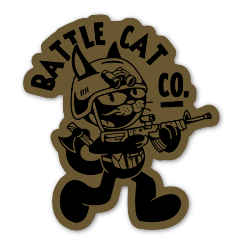 battle cat gumbo roots サイン入り‼︎ Classic Battle Cat - Sticker – Battle Cat Co.