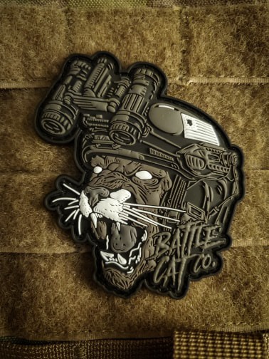 Tactical Battle Cat 2.0 Sticker – Battle Cat Co.