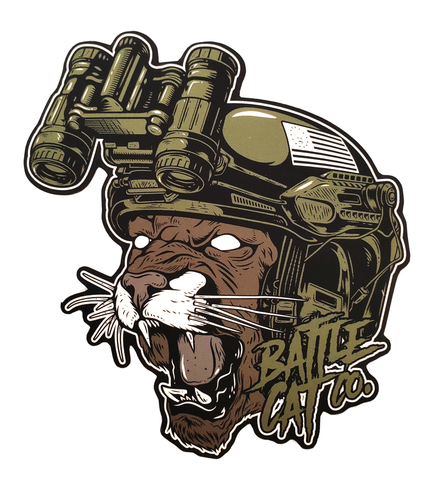 Tactical Battle Cat 2.0 Sticker