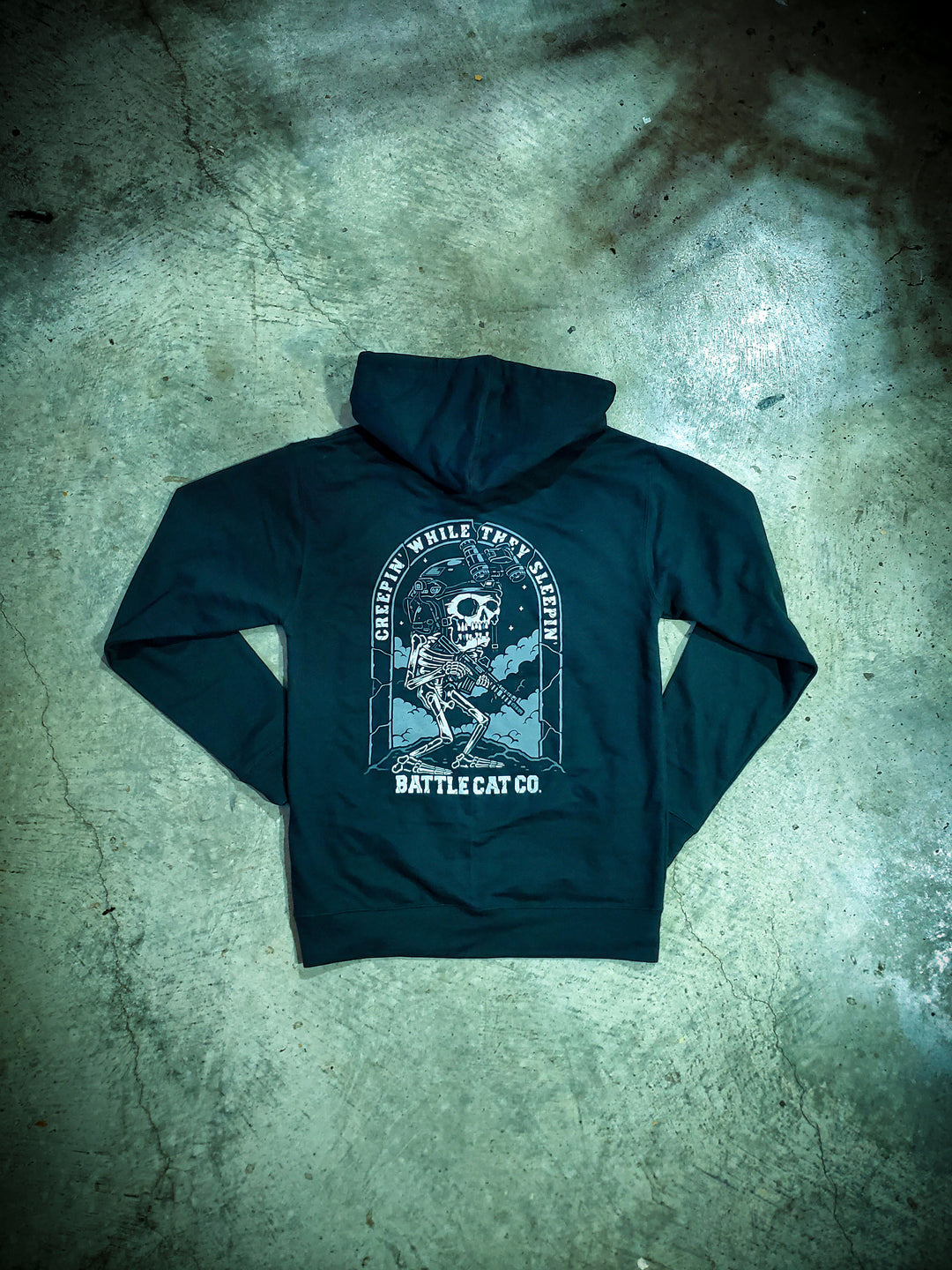Creepin' While They Sleepin' - Hoodie – Battle Cat Co.